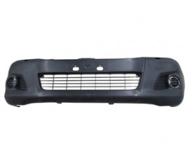 TOYOTA HILUX- PICK UP VIGO- 12/15; ÖN TAMPON (SİS KAPAKLI/PANJURLU/DODİK/FAR YIKAMA DELİKLİ FPI)