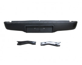 TOYOTA HILUX- PICK UP VIGO- 12/15; ARKA TAMPON SİYAH (PLAKA TAKILAN TİP) (BAĞLANTI AYAKLI) (TW)