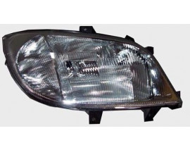 MERCEDES SPRINTER- 00/02; FAR LAMBASI SAĞ ELEKTRİKLİ/SİSLİ/ÇİZGİLİ CAM (H1/H1/H7)(TYC)