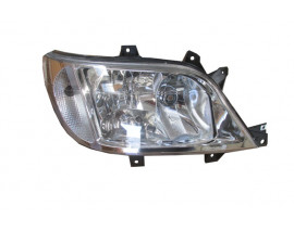 MERCEDES SPRINTER- 03/07; FAR LAMBASI SAĞ ELEKTRİKLİ/MOTORLU SİSLİ/ŞEFFAF CAM (AYFAR) (E MARKLI)