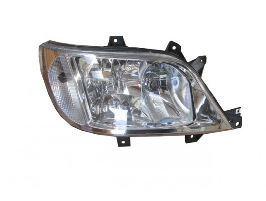 MERCEDES SPRINTER- 03/07; FAR LAMBASI SAĞ ELEKTRİKLİ/MOTORLU SİSLİ/ŞEFFAF CAM (AYFAR) (E MARKLI)