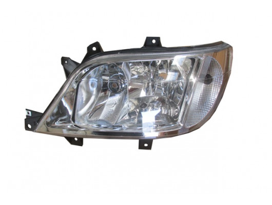 MERCEDES SPRINTER- 03/07; FAR LAMBASI SOL ELEKTRİKLİ/MOTORLU SİSLİ/ŞEFFAF CAM (AYFAR) (E MARKLI)