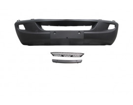 MERCEDES SPRINTER- 07/13; ÖN TAMPON SİYAH (SİS DLİKLİ/IZGARALI/BASAMAK PLASTİKLİ/ÇEKİ DEMİR KAPAKLI)