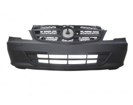 MERCEDES VITO- W639- 11/14; ÖN TAMPON (SİS DELİKSİZ (KENDİNDEN PANJURLU)(BANTLI)