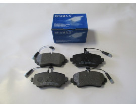 MERCEDES VANEO- 03/06; ÖN FREN BALATASI (4 KABLOLU)(DİSK)(116.5X57X18.5)(BRAMAX)