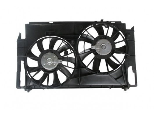TOYOTA RAV4- 16/17; RADYATÖR VE KLİMA FAN DAVLUMBAZI KOMPLE ÇİFTLİ (MOTORLU)(9+7 KANAT) (ORİS)