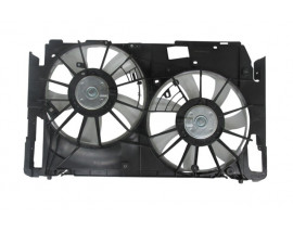 TOYOTA RAV4- 04/12; RADYATÖR VE KLİMA FAN DAVLUMBAZI KOMPLE ÇİFTLİ (5+7 KANAT) (MOTORLU) (ORİS)