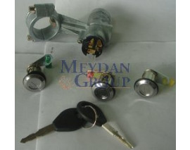 NISSAN MICRA- K11- 93/97; KONTAK KILIT SETI (3LÜ) (KONTAK/KAPI/BAGAJ) (TERMIKLI)