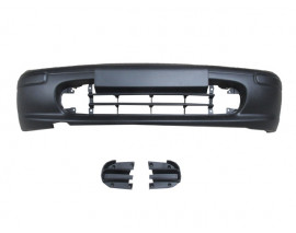 NISSAN MICRA- K11- 98/00; ÖN TAMPON SİYAH(SİS DELİĞİ İÇ KISIMDA)(BANDI KÖŞESİNDE)KENDİNDEN BANTLI