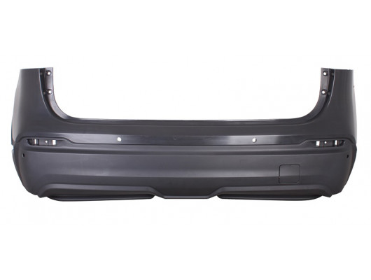 NISSAN QASHQAI- J11- 17/21; ARKA TAMPON SİYAH (SENSÖR DELİKLİ)(VISIA/TEKNA/SKYPACK)(TYG)