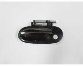 NISSAN ALMERA- N16- SD/HB- 00/06; ÖN KAPI DIŞ AÇMA KOLU SOL SİYAH(ELCEĞİ NİKELAJLI)(ŞİFRE DELİKLİ)TW