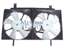 NISSAN ALTIMA- A31- 89/92; RADYATÖR VE KLİMA FAN DAVLUMBAZI ÇİFTLİ (SAC)