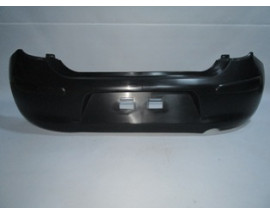 NISSAN MICRA- K13- 10/13; ARKA TAMPON SİYAH (KENDİNDEN BANTLI MY)