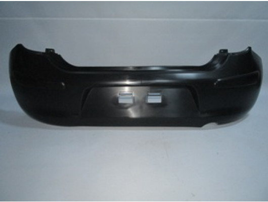 NISSAN MICRA- K13- 10/13; ARKA TAMPON SİYAH (KENDİNDEN BANTLI MY)