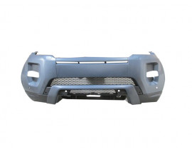 RANGE ROVER- EVOQUE- 12/15; ÖN TAMPON GRİ (FAR YIKAMALI/SİS DELİKLİ/PANJURLU/SENSÖR DELİKLİ 5KAP