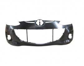 MAZDA 2- HB- 12/14; ÖN TAMPON SİYAH (SİS/PANJUR DELİKLİ TYG)