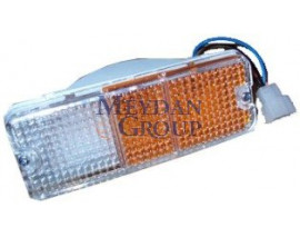 MAZDA 929- SD- 79/85; TAMPON SİNYALİ SOL SARI/BEYAZ (JUSTAR)