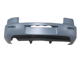 MAZDA 3- SD- 03/06; ARKA TAMPON GRİ (KARLIKLI/PLAKA/REFLEKTÖR DELİKLİ) (TYG)