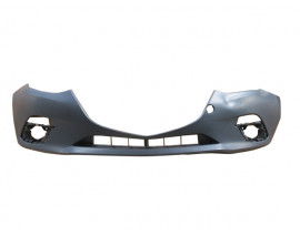 MAZDA 3- SD/HB- 14/16; ÖN TAMPON SİYAH SİS DELİKLİ (TYG)