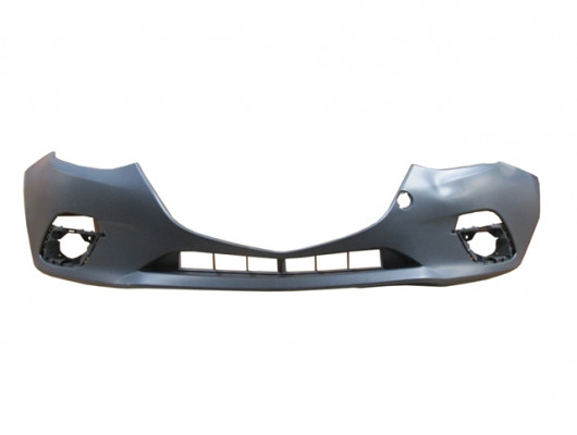 MAZDA 3- SD/HB- 14/16; ÖN TAMPON SİYAH SİS DELİKLİ (TYG)