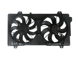 MAZDA 3- SD/HB- 14/16; RADYATÖR VE KLİMA FAN DAVLUMBAZI KOMPLE ÇİFTLİ (9+7 KANAT) (MOTORLU) (ORİS)