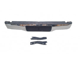 MAZDA BT 50- PICK UP- 07/12; ARKA TAMPON NİKELAJLI (PLAKA TAKILAN TİP) (BAĞLANTI AYAKLI)(FPI)