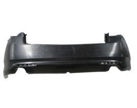 HONDA ACCORD- 08/15; ARKA TAMPON SİYAH (REFLEKTÖR DELİKLİ BFN)