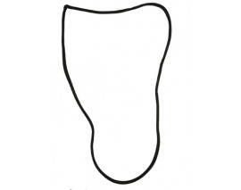 HONDA CIVIC- HB- 92/95; ÖN KAPI TOZ LASTİĞİ SOL 3KAPI (TW)