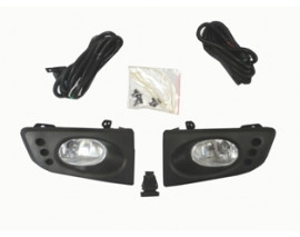 HONDA JAZZ- 09/11; SİS LAMBASI OVAL TİP SAĞ/SOL SET 2 PARÇA (TESİSAT/ÇERÇEVE/DÜĞMESİ İLE)FAMELLA