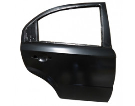 CHEVROLET AVEO- SD- 07/12; ARKA KAPI KOMPLE SAĞ (ÇELİK BARLI) SİYAH (BFN)