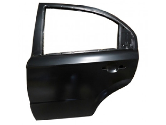 CHEVROLET AVEO- SD- 07/12; ARKA KAPI KOMPLE SOL (ÇELİK BARLI) SİYAH (BFN)