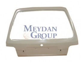 SUZUKI ALTO- 88/94; ARKA BAGAJ KAPAĞI KOMPLE GRİ BOYALI (İCELİ/ÇEKOMASTİKLİ) (SIMYI)