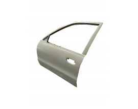 HYUNDAI ACCENT- 98/00; ÖN KAPI KOMPLE SOL BAND DELİKLİ GRİ BOYALI (İCELİ/ÇEKOMASTİKLİ) (TW)