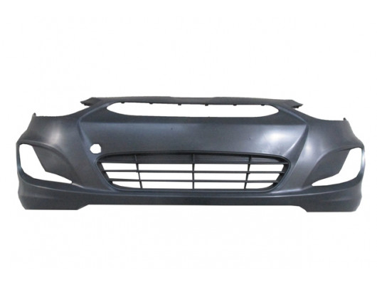 HYUNDAI ACCENT- BLUE- 11/18; ÖN TAMPON SİYAH(TAMPON PANJURLU)(SİS DELİKLİ)