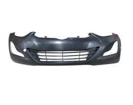 HYUNDAI ELANTRA- 14/15; ÖN TAMPON SİYAH (SİS DELİKLİ/PANJURLU FPI)