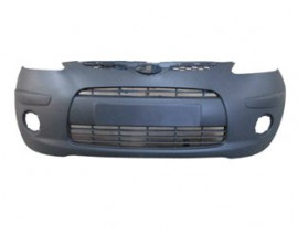 HYUNDAI I10- 08/11; ÖN TAMPON SİYAH (SİS DELİKLİ/KENDİNDEN BANTLI/ÇEKİ DEMİRİ KAPAKLI) (MY)