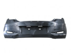 HYUNDAI I10- 11/12; ARKA TAMPON SİYAH (REFLEKTÖR DELİKLİ)