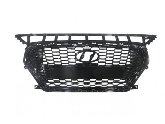 HYUNDAI I30- 17/18; ÖN PANJUR SİYAH NİKELAJ ÇERÇEVESİZ (TYG)