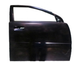 KIA RIO- III- 06/11; ÖN KAPI KOMPLE SAĞ SİYAH BAND DELİKLİ ÇELİK BARLI (İCELİ/TENASONLU) (TW)