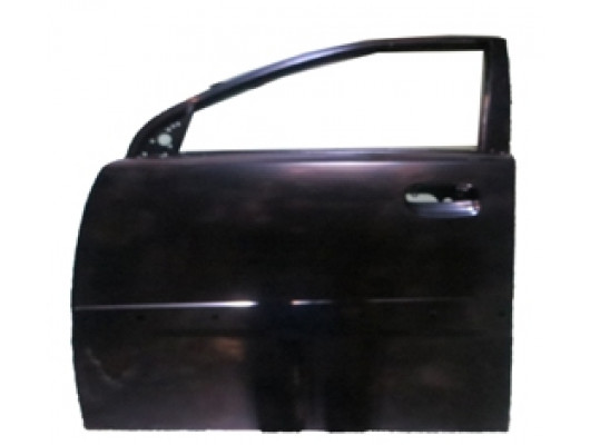 KIA RIO- III- 06/11; ÖN KAPI KOMPLE SOL SİYAH BAND DELİKLİ ÇELİK BARLI (İCELİ/TENASONLU) (TW)