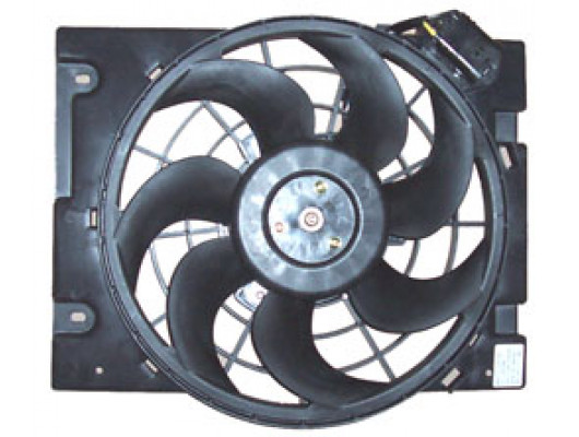 OPEL ASTRA- G- SD/HB- 99/09; KLIMA FAN DAVLUMBAZI REZISTANSLI KOMPLE (KÜÇÜK TIP) (7 KANAT) (TW)