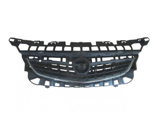 (YENİ ÜRÜN!!!)OPEL ASTRA- J- SD/HB- 10/12; ÖN PANJUR SİYAH/NİKELAJ ÇITALI (TW)