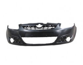 OPEL CORSA- D- 07/11; ÖN TAMPON SİYAH (SİS/IZGARA DELİKLİ/SENSÖR DELİKSİZ) (EUROBUMP)