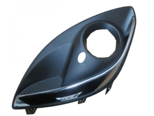 OPEL CORSA- D- 11/14; SİS LAMBA KAPAĞI SAĞ SİYAH/NİKELAJ ÇITALI SİS DELİKLİ (TW)