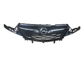 (YENİ ÜRÜN!!!)OPEL GRANDLAND X- 18/21; ÖN PANJUR SİYAH NİKELAJ ÇITALI KOMPLE ARMALI (TW)