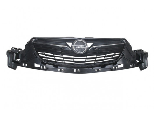 (YENİ ÜRÜN!!!)OPEL CROSSLAND X- 17/20; ÖN PANJUR SİYAH/NİKELAJ ÇITALI ARMALI (TW)