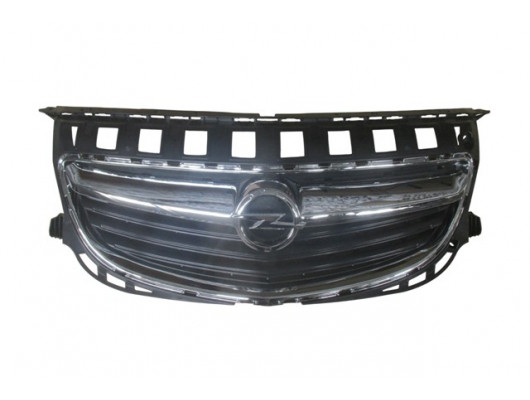 (YENİ ÜRÜN!!!)OPEL INSIGNIA- 13/17; ÖN PANJUR SİYAH/PANJUR ÜST NİKELAJLI/NİKELAJ ÇITALI KOMPLE (TW)