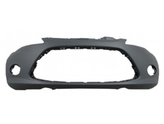 FORD FIESTA- 09/13; ÖN TAMPON SİYAH (SİS DELİKLİ) (EUROBUMP)