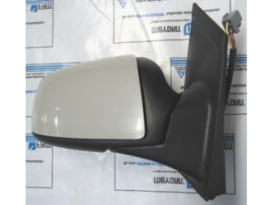 FORD FOCUS- SD/HB- 05/07; KAPI AYNASI SAG ELEKTRIKLI/ISITMALI GRI KAPAKLI 5 FISLI (FAMELLA)