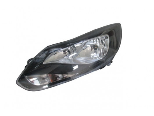FORD FOCUS- SD/HB- 12/14; FAR LAMBASI SOL ELEKTRİKLİ/MOTORLU/SİYAH (RIA)